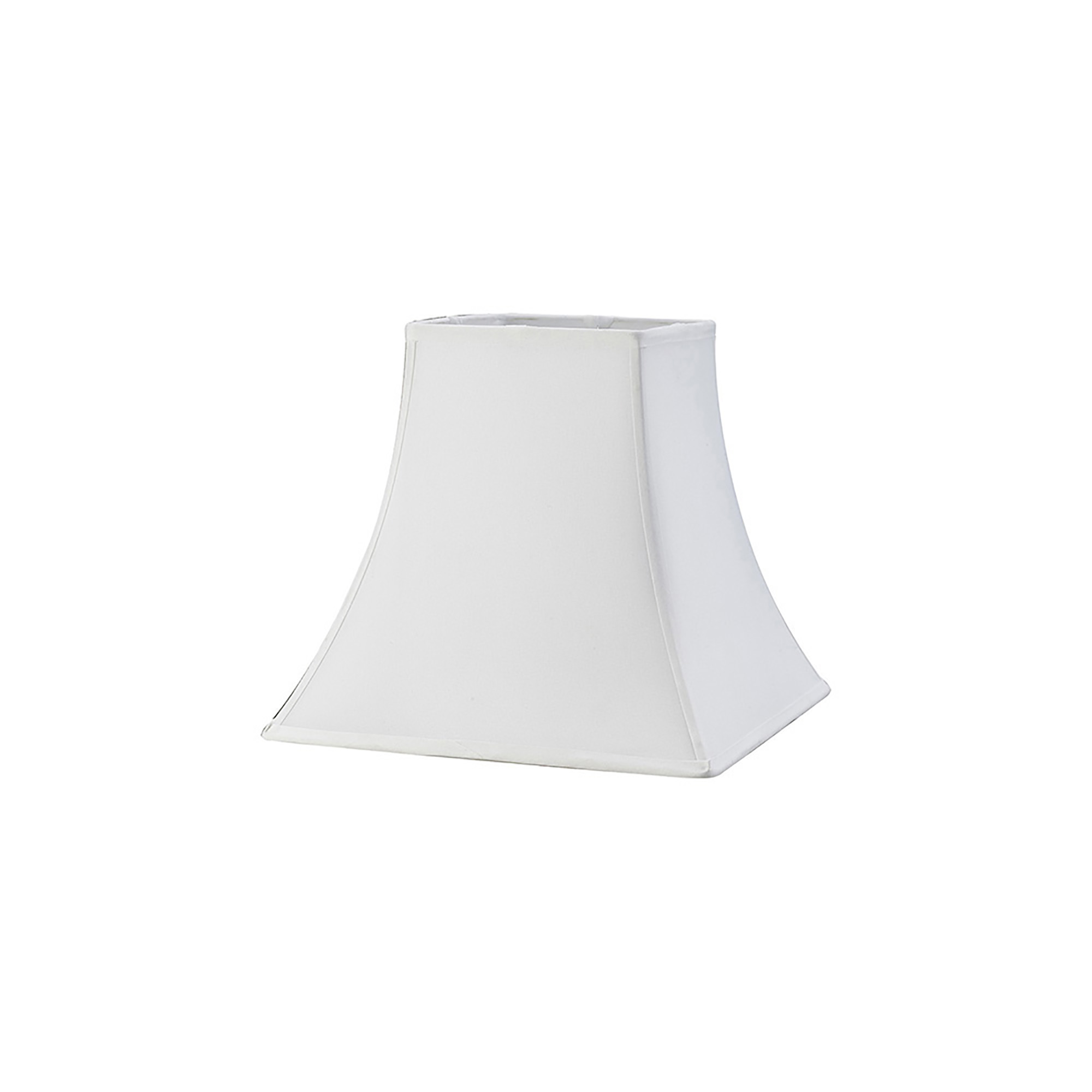 ILS20251  Contessa 20.5cm Square Fabric Shade White